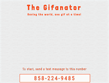 Tablet Screenshot of gifanator.com